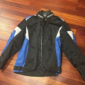 Royal Blue Sedici Motorcycle jacket! (The Federico 2 from Sedici)( NEVER WORN)